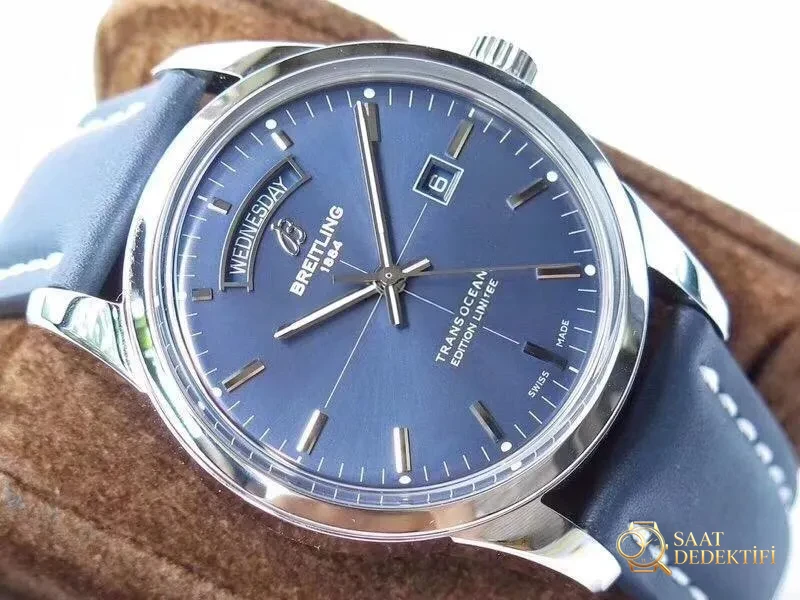 Gerçek-replika karşılaştırması: V7 Factory Breitling Transocean serisi haftalık takvimli klasik saat nasıl? - Kasa Çeliği ve Polisaj Kalitesi