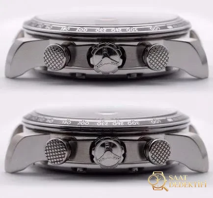 Gerçek-replika karşılaştırması: V7 Factory Chopard Classic Racing serisi 168571-3004 kronograf saatin işçiliği iyi mi? - Toka İçi Mikro Ayar Mekanizması