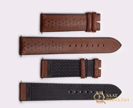 Gerçek-replika karşılaştırması: V7 Factory Chopard Classic Racing serisi 168571-3004 kronograf saatin işçiliği iyi mi? - Kordon Dokusu ve Dikiş Detayları
