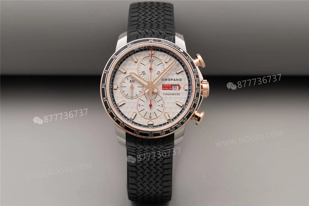 Gerçek-replika karşılaştırması: V7 Factory Chopard Classic Racing serisi 168571-3004 kronograf saatin işçiliği iyi mi? — 30. fotoğraf