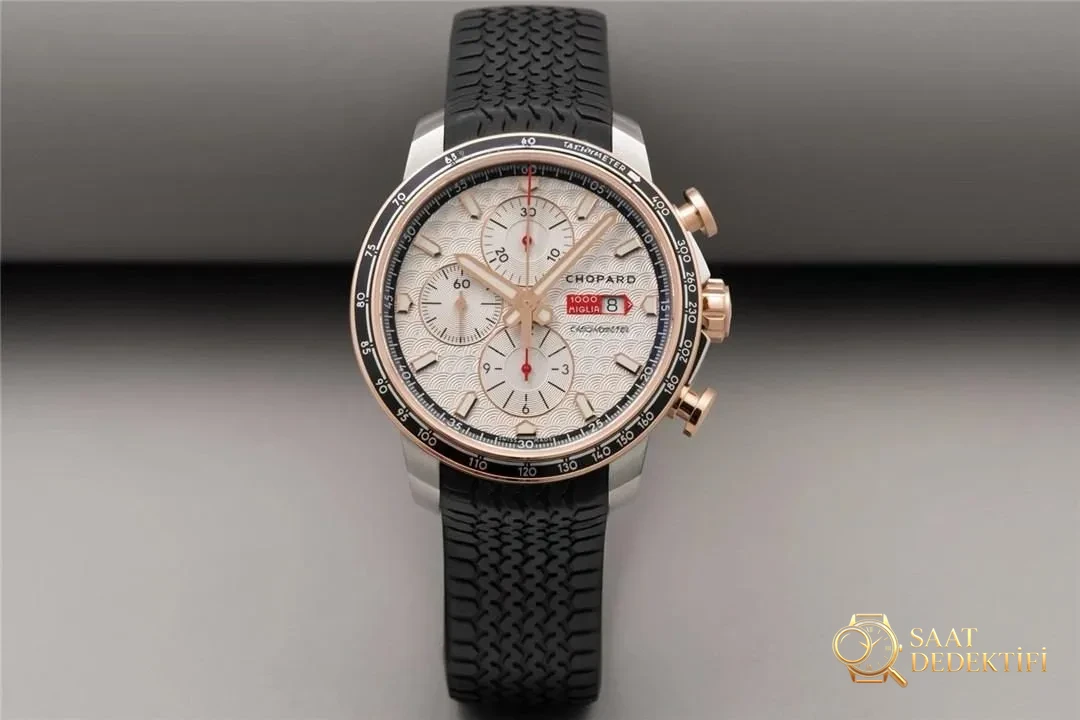 Gerçek-replika karşılaştırması: V7 Factory Chopard Classic Racing serisi 168571-3004 kronograf saatin işçiliği iyi mi? - Kasa Ağırlık ve Denge Orantısı