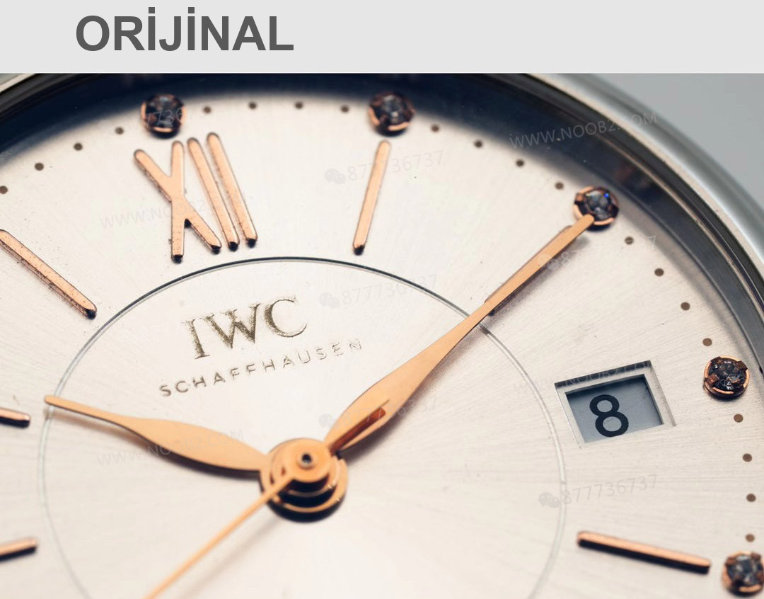 Gerçek-replika karşılaştırması: V7 Factory IWC kadın Portofino 37 mm saat incelemesi — 10. fotoğraf