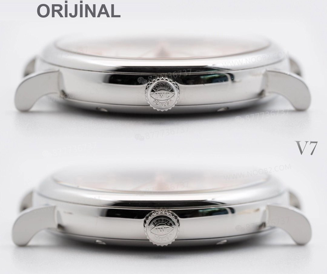 Gerçek-replika karşılaştırması: V7 Factory IWC kadın Portofino 37 mm saat incelemesi — 14. fotoğraf