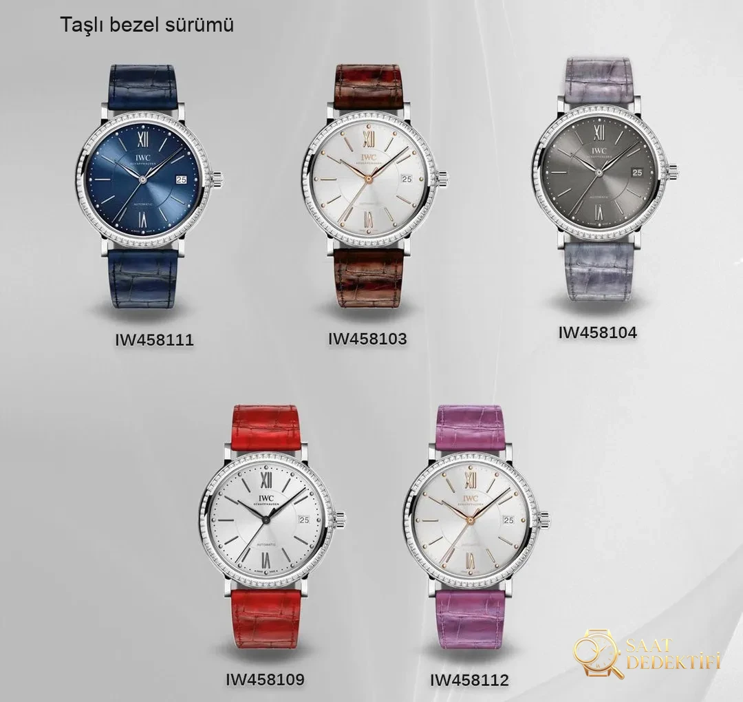 Gerçek-replika karşılaştırması: V7 Factory IWC kadın Portofino 37 mm saat incelemesi - Mekanizma Regülatör ve Sapma Ayar Bloğu