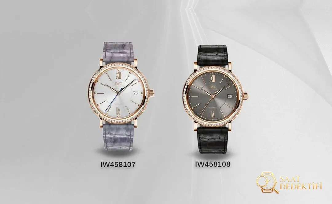 Gerçek-replika karşılaştırması: V7 Factory IWC kadın Portofino 37 mm saat incelemesi - Kordon Bakla Esnekliği ve Pim Yuvaları