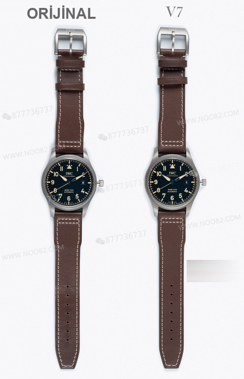 Gerçek-replika karşılaştırması: V7 Factory IWC titanyum kasa Mark XVIII IW327006 inceleme — 1. fotoğraf
