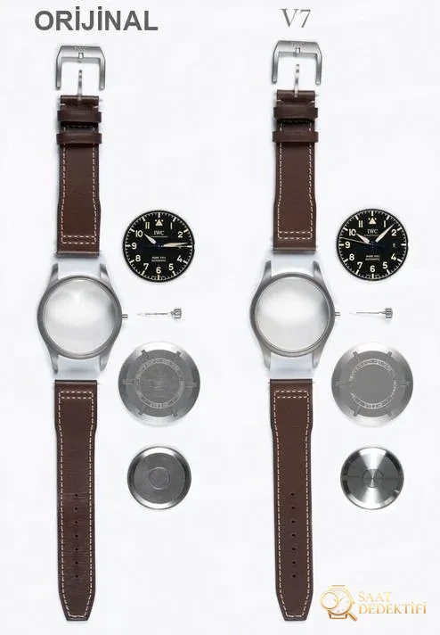 Gerçek-replika karşılaştırması: V7 Factory IWC titanyum kasa Mark XVIII IW327006 inceleme - Kadran Detayı ve Bezel İşçiliği