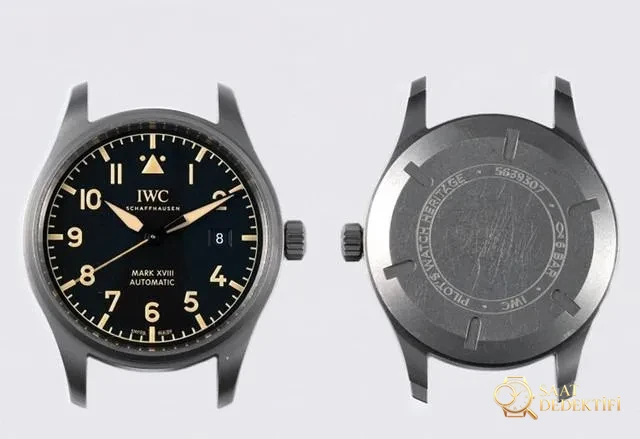 Gerçek-replika karşılaştırması: V7 Factory IWC titanyum kasa Mark XVIII IW327006 inceleme - Kasa Profili ve Kurma Kolu İncelemesi