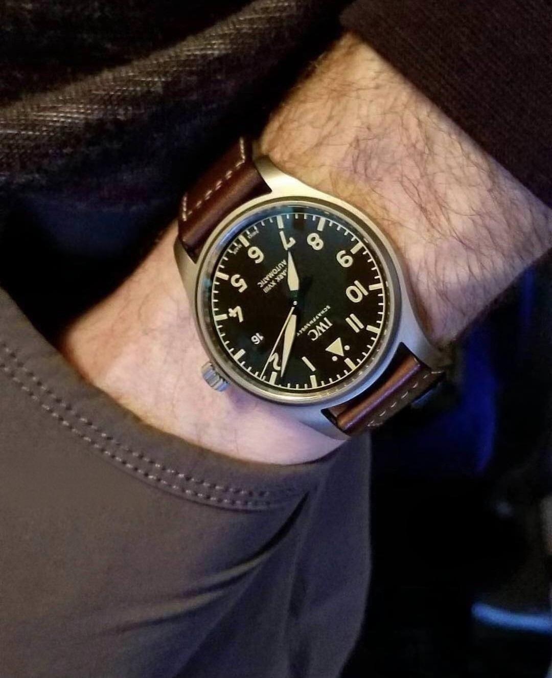Gerçek-replika karşılaştırması: V7 Factory IWC titanyum kasa Mark XVIII IW327006 inceleme — 43. fotoğraf