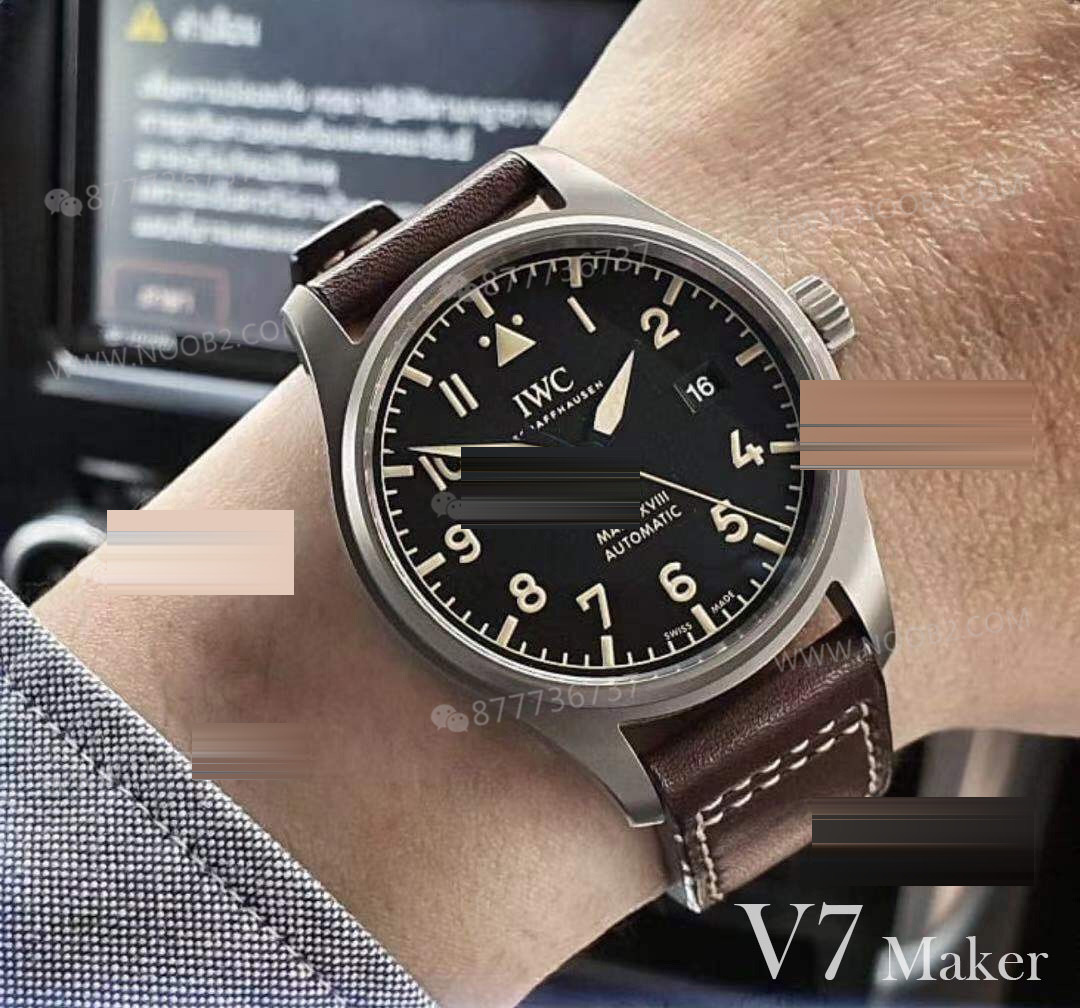 Gerçek-replika karşılaştırması: V7 Factory IWC titanyum kasa Mark XVIII IW327006 inceleme — 44. fotoğraf