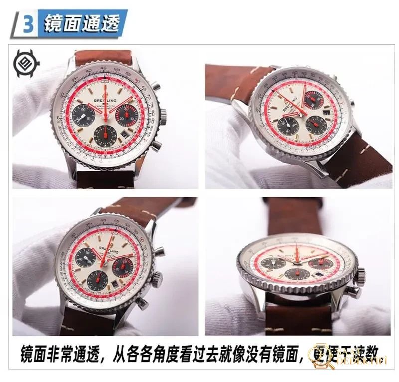 Gerçek-replika karşılaştırması: V9 Breitling Navitimer 1 serisi saat incelemesi - Bilezik, Toka ve Klips Mekanizması
