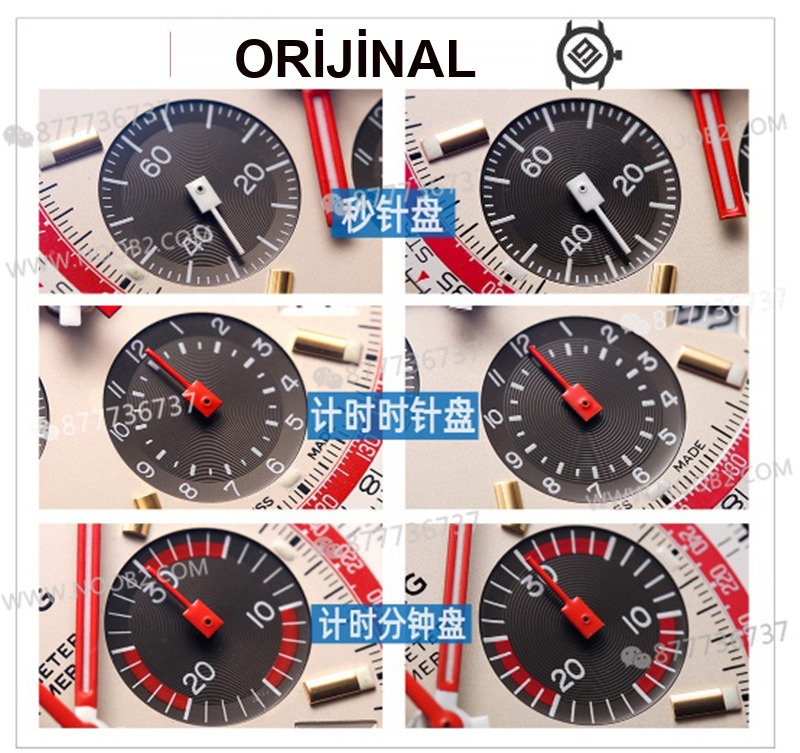 Gerçek-replika karşılaştırması: V9 Breitling Navitimer 1 serisi saat incelemesi — 10. fotoğraf