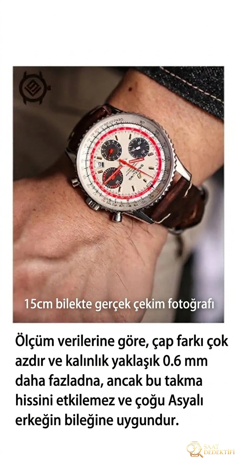 Gerçek-replika karşılaştırması: V9 Breitling Navitimer 1 serisi saat incelemesi - Tepe Koruması ve Ayar Fonksiyonu
