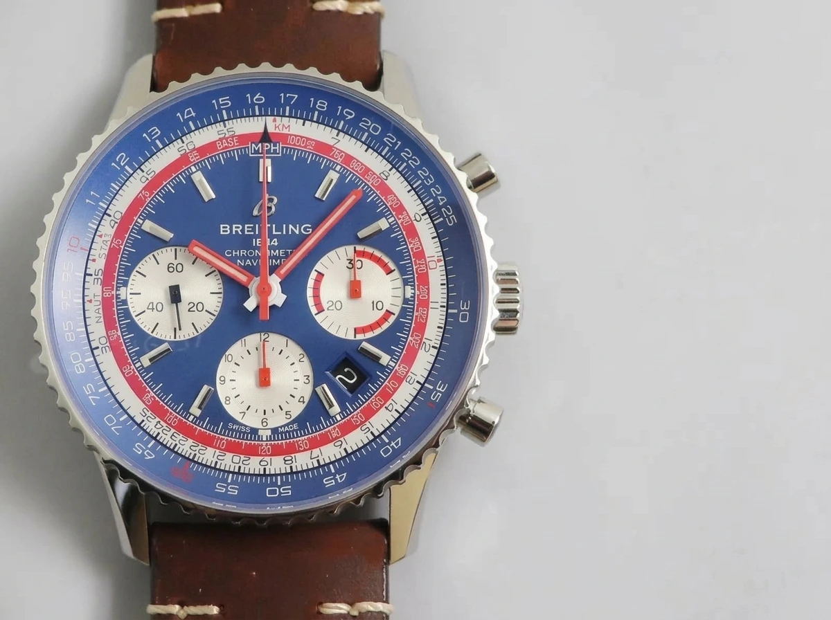 Gerçek-replika karşılaştırması: V9 Breitling Navitimer 1 serisi saat incelemesi - Koleksiyon ve Vitrin Görünümü