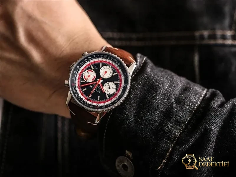 Gerçek-replika karşılaştırması: V9 Breitling Navitimer 1 serisi saat incelemesi - Kordon Bakla Esnekliği ve Pim Yuvaları