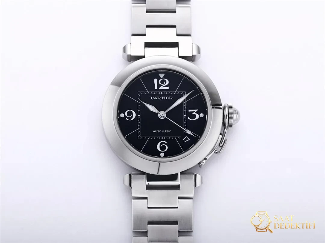 Comparación entre lo real y la réplica: reloj de pulsera V9 Factory Cartier Pasha Series - Perfil de la caja y revisión de la corona