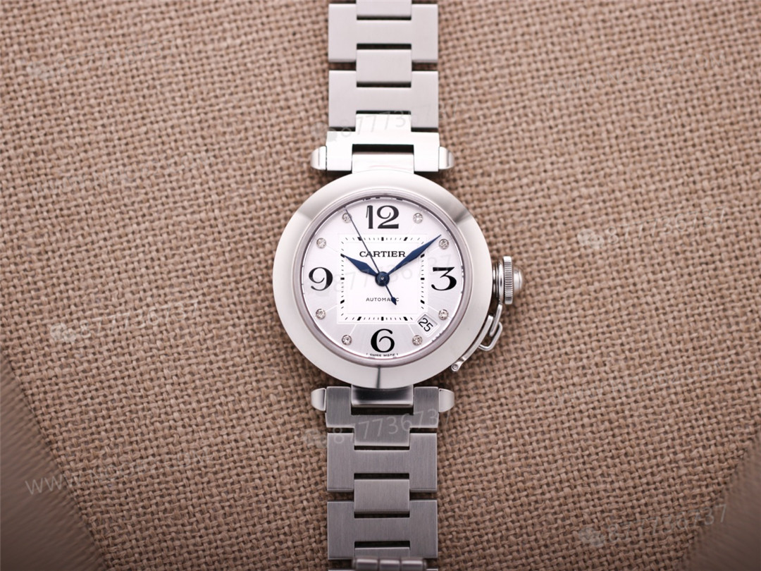 Gerçek-Replika Karşılaştırması: V9 Factory Cartier Pasha Serisi Kol Saati — 4. fotoğraf