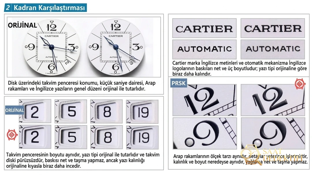 Comparación de réplicas reales: reloj de pulsera V9 Factory Cartier Pasha Series - Esfera macro e índice de mano de obra