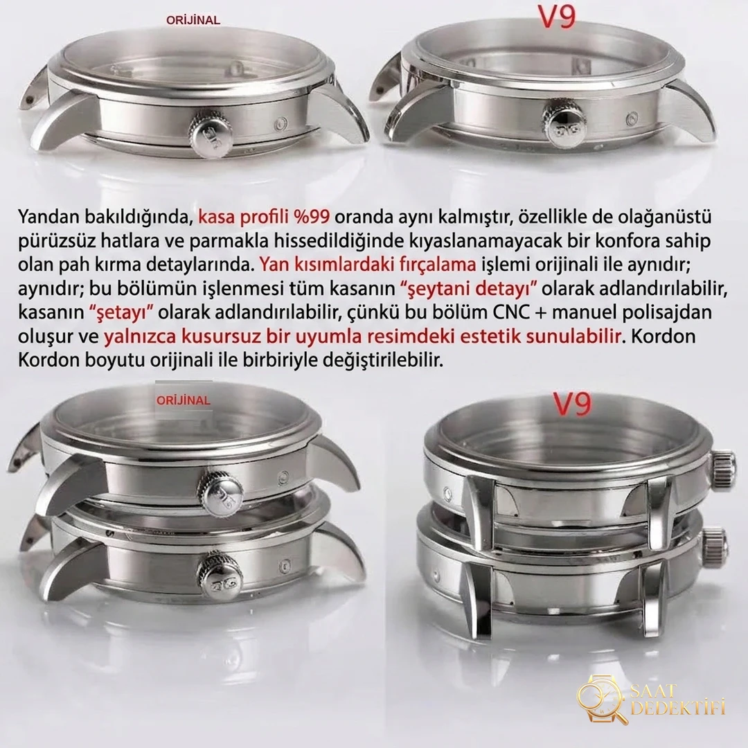 Gerçek-replika karşılaştırması: V9 Factory Glashütte Original Senator 1-36-04 çift atlamalı büyük tarih ay evreli saatini nasıl yapmış? - Mekanizma Çark Dizilimi ve Taş Yatakları