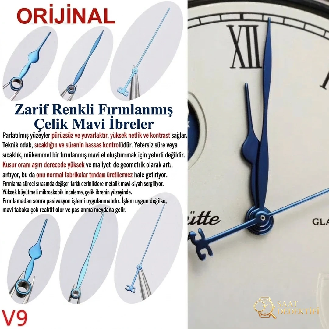 Gerçek-replika karşılaştırması: V9 Factory Glashütte Original Senator 1-36-04 çift atlamalı büyük tarih ay evreli saatini nasıl yapmış? - Tepe Kilit Mekanizması ve Conta Yapısı