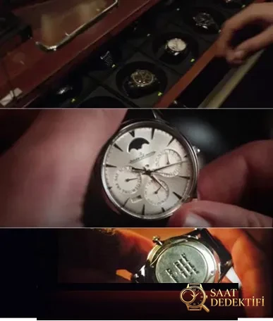 Vergleich der echten Replika: Überprüfung der V9 Jaeger-LeCoultre Master-Replikuhr mit ewigem Kalender im Vergleich zum Original – Detail der Rückseite und des Mechanismus