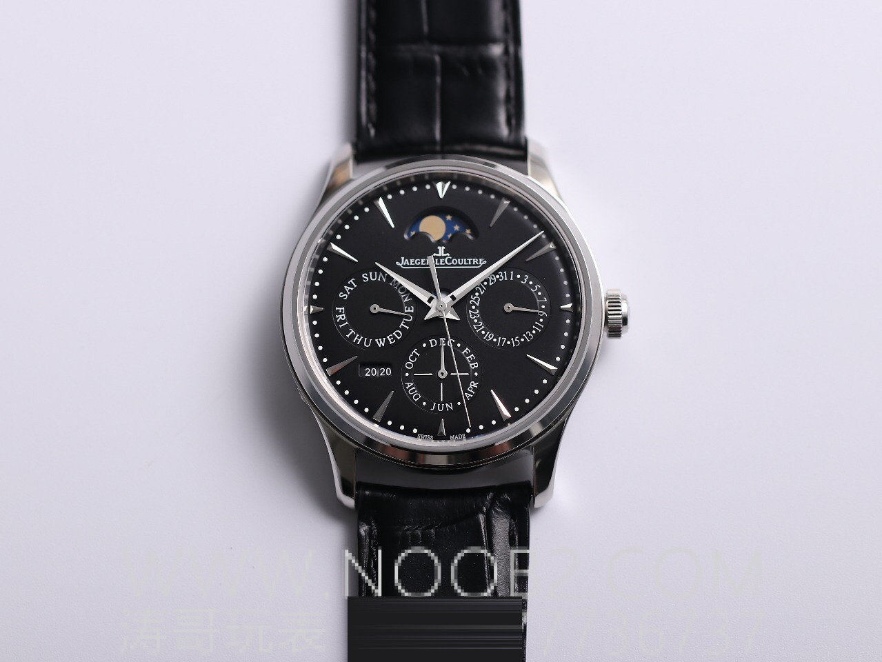 Gerçek-replika karşılaştırması: V9 Jaeger-LeCoultre Master perpetual calendar replika saatin orijinalle karşılaştırmalı incelemesi — 15. fotoğraf