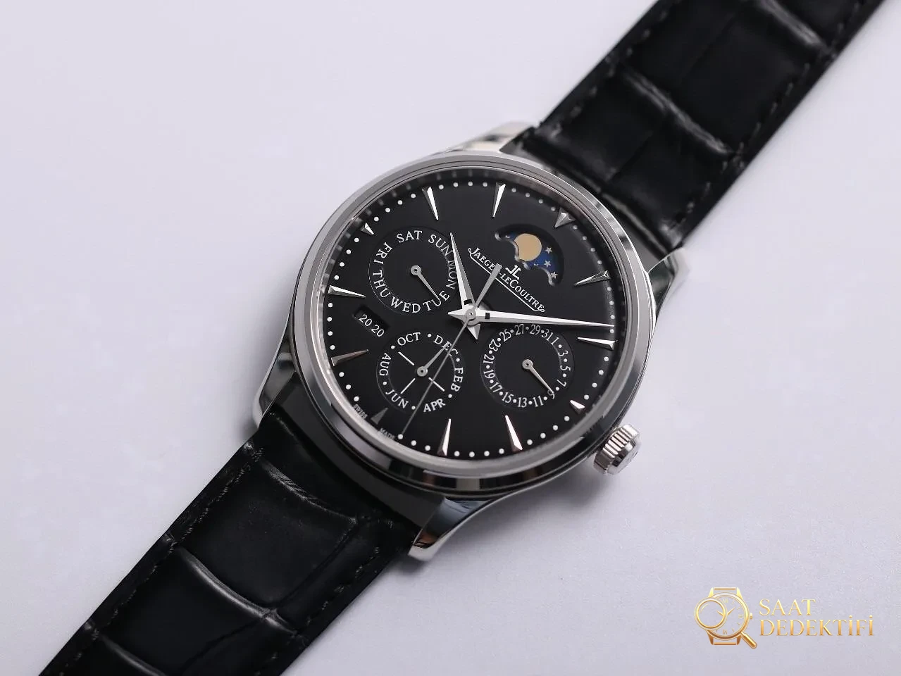 Vergleich mit echten Replikaten: Überprüfung der V9 Jaeger-LeCoultre Master-Replikuhr mit ewigem Kalender im Vergleich zum Original – Interner Schnallen-Mikroanpassungsmechanismus