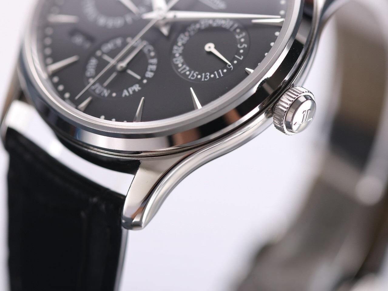 Gerçek-replika karşılaştırması: V9 Jaeger-LeCoultre Master perpetual calendar replika saatin orijinalle karşılaştırmalı incelemesi — 18. fotoğraf