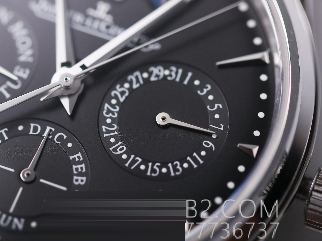 Gerçek-replika karşılaştırması: V9 Jaeger-LeCoultre Master perpetual calendar replika saatin orijinalle karşılaştırmalı incelemesi — 23. fotoğraf