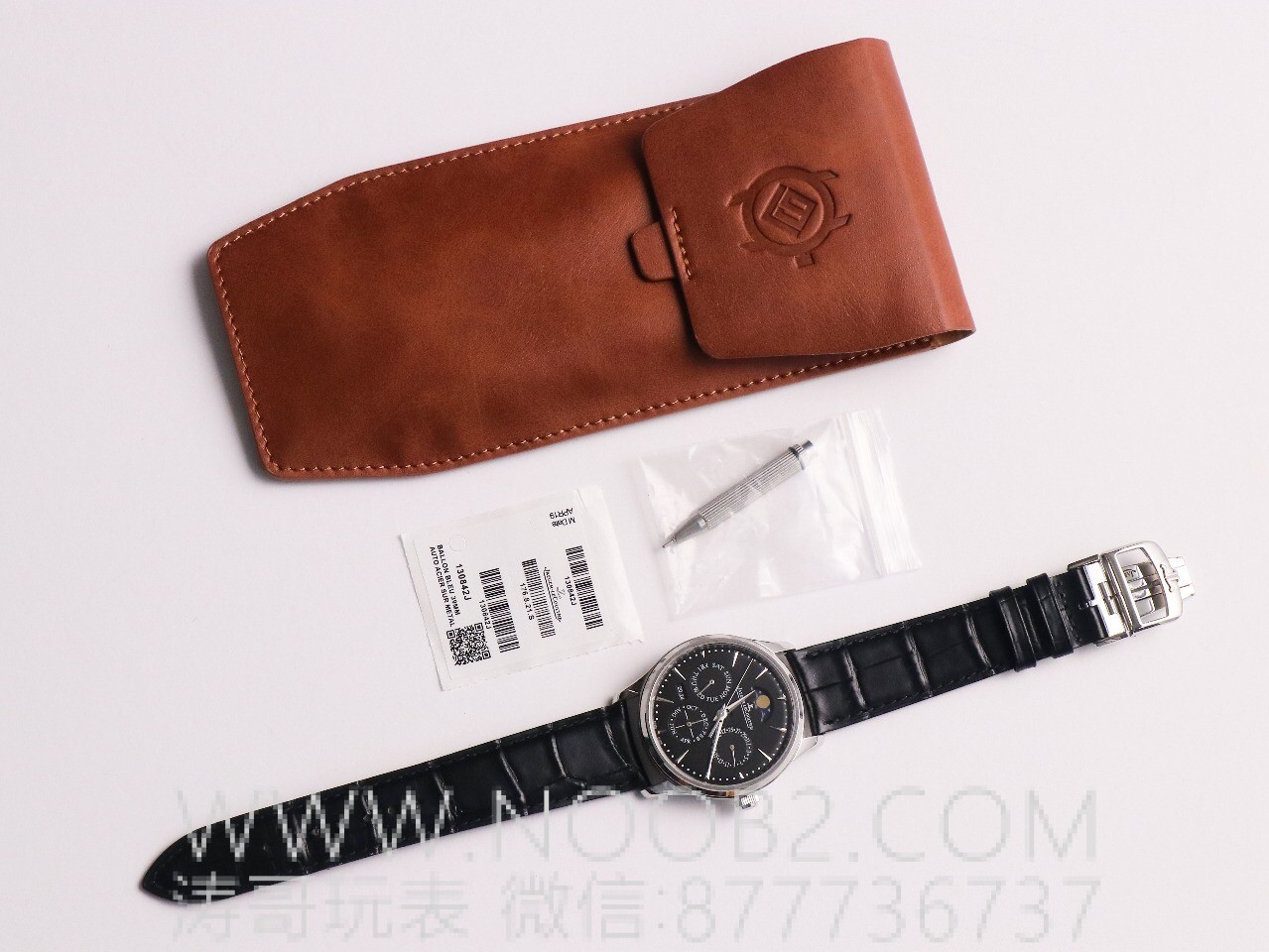 Gerçek-replika karşılaştırması: V9 Jaeger-LeCoultre Master perpetual calendar replika saatin orijinalle karşılaştırmalı incelemesi — 33. fotoğraf