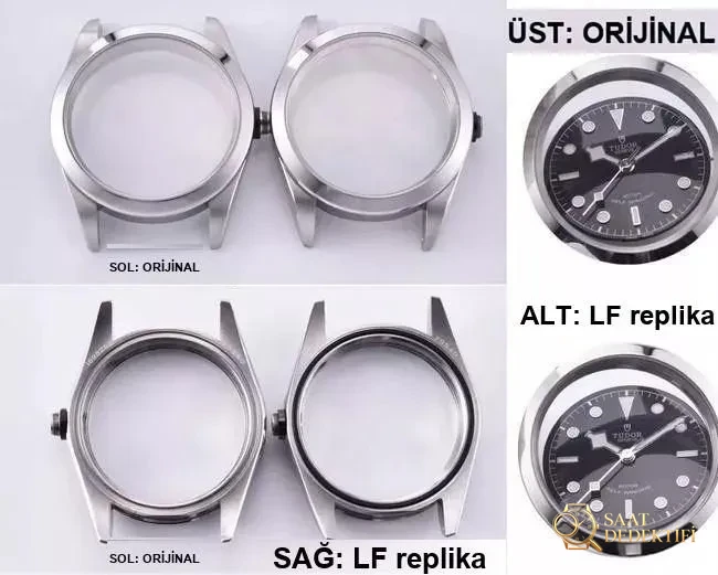 Gerçek-replika karşılaştırması ve inceleme: LF Factory Tudor Black Bay M79540 serisi 41 mm replika saat nasıl? - Bilekte Duruş ve Kasa Orantısı