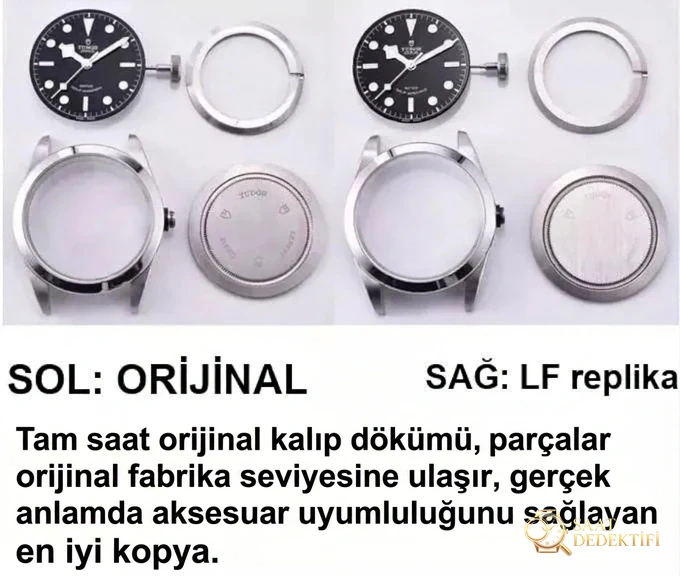Gerçek-replika karşılaştırması ve inceleme: LF Factory Tudor Black Bay M79540 serisi 41 mm replika saat nasıl? - Kasa Çeliği ve Polisaj Kalitesi
