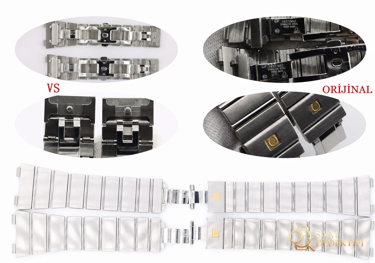 Gerçek-Replika Karşılaştırması: VS Factory Omega Constellation 2020 Yeni Renkli Kadran İncelemesi - Mekanizma Zemberek ve Balans Detayı