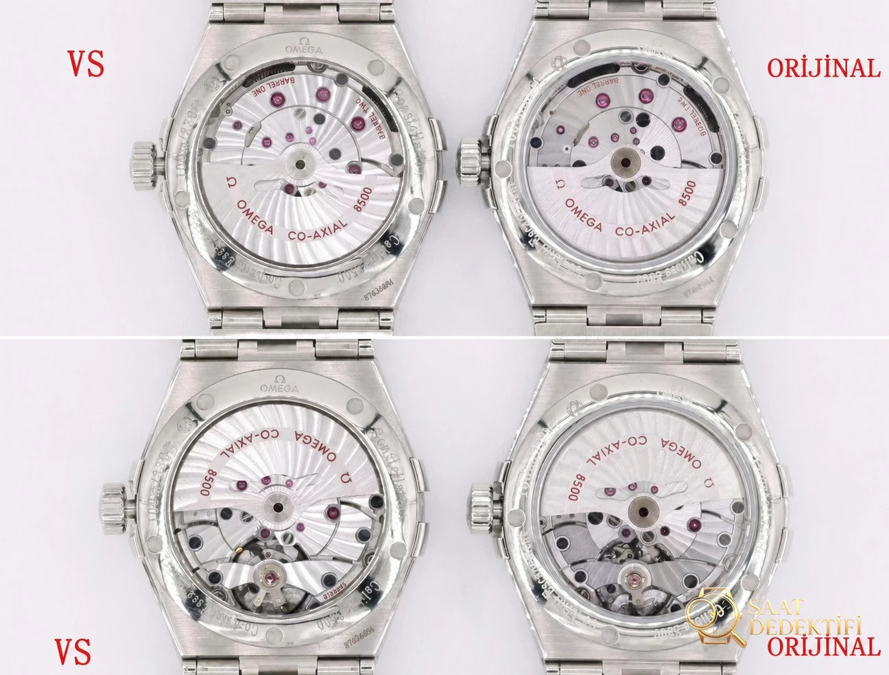 Gerçek-Replika Karşılaştırması: VS Factory Omega Constellation 2020 Yeni Renkli Kadran İncelemesi - Yan Profil ve Kordon Bağlantısı