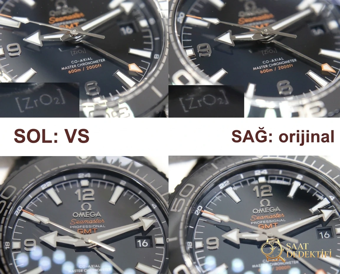 Gerçek-replika karşılaştırması: VS Factory Omega Deep Black derinlemesine inceleme - Kasa Profili ve Kurma Kolu İncelemesi
