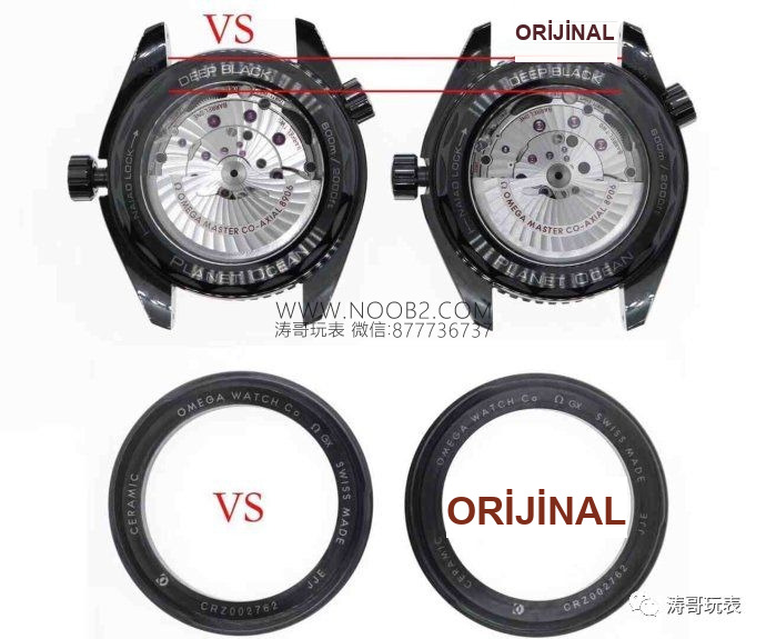 Gerçek-replika karşılaştırması: VS Factory Omega Deep Black derinlemesine inceleme — 5. fotoğraf