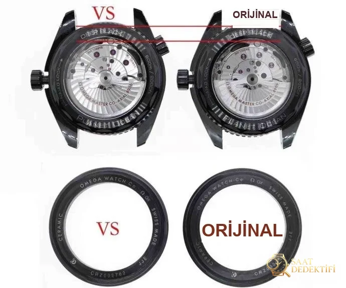 Gerçek-replika karşılaştırması: VS Factory Omega Deep Black derinlemesine inceleme - Bilezik, Toka ve Klips Mekanizması
