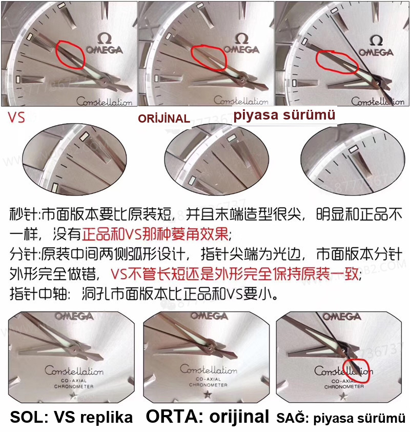 Gerçek-replika karşılaştırması: VS Factory Omega erkek Constellation kol saati piyasadaki versiyonlardan nasıl ayrılıyor? — 5. fotoğraf