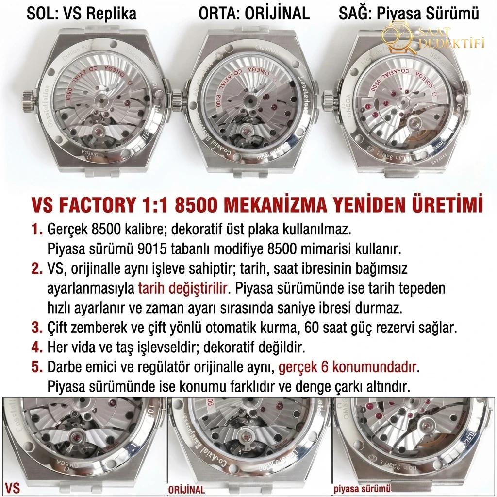 Gerçek-replika karşılaştırması: VS Factory Omega erkek Constellation kol saati piyasadaki versiyonlardan nasıl ayrılıyor? - Fosfor ve Super-LumiNova Gece Görünümü