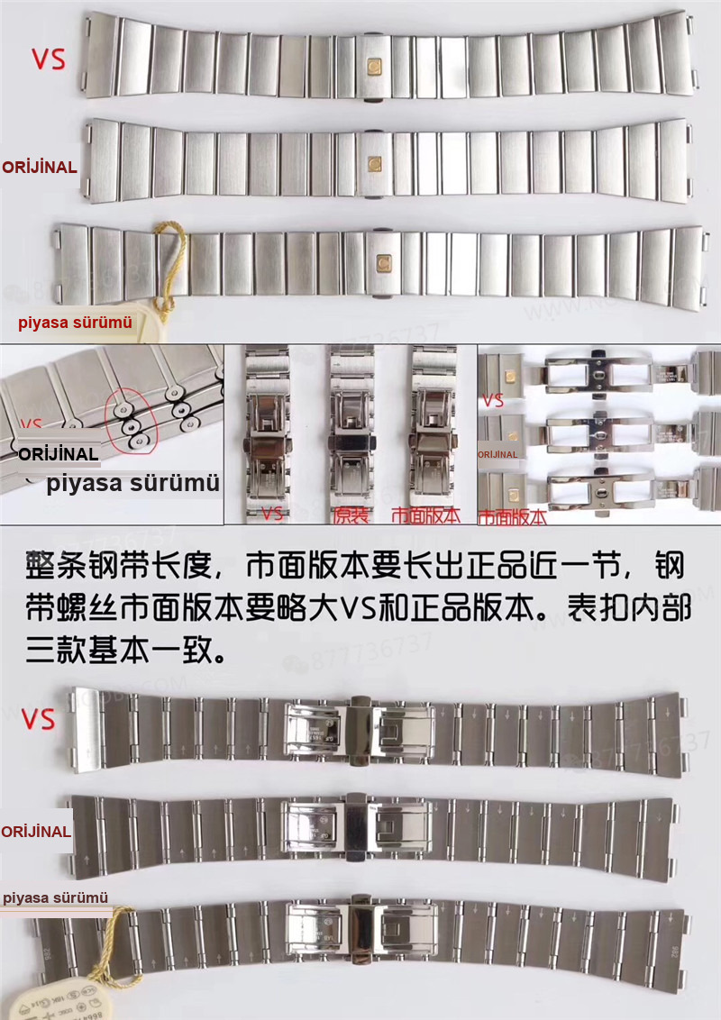 Gerçek-replika karşılaştırması: VS Factory Omega erkek Constellation kol saati piyasadaki versiyonlardan nasıl ayrılıyor? — 10. fotoğraf