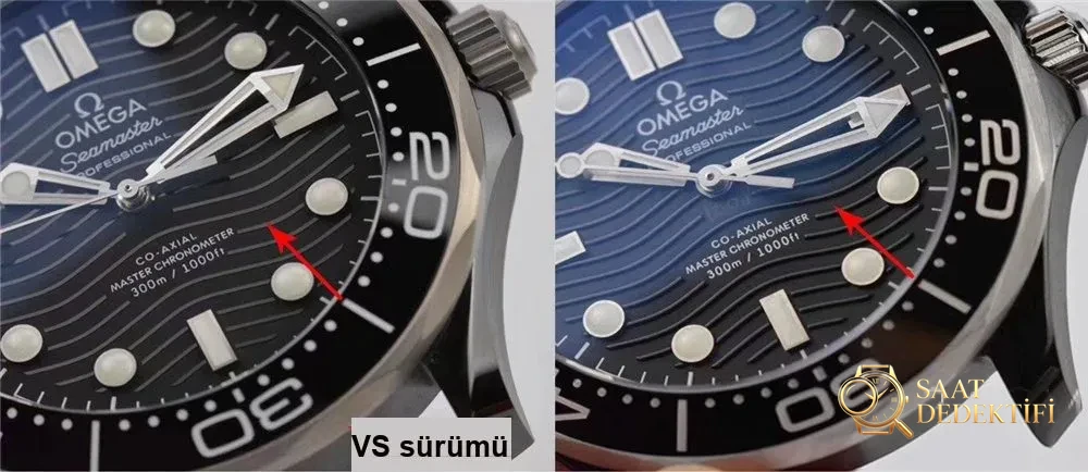 Gerçek-replika karşılaştırması: VS Factory Omega seramik-titanyum Seamaster 300m + naiad lock, orijinal ve piyasa versiyonuyla karşılaştırmalı dalış saati incelemesi - Klips Kilidi ve Lazer Damgalar
