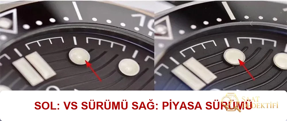 Gerçek-replika karşılaştırması: VS Factory Omega seramik-titanyum Seamaster 300m + naiad lock, orijinal ve piyasa versiyonuyla karşılaştırmalı dalış saati incelemesi - Mekanizma Zemberek ve Balans Detayı