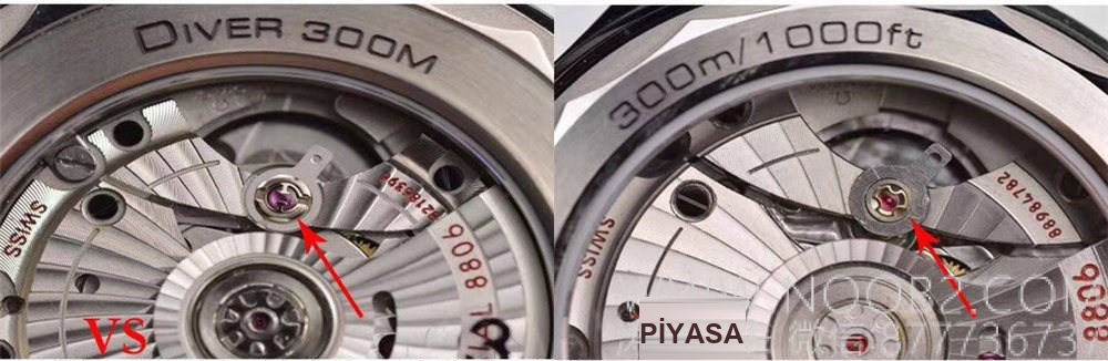 Gerçek-replika karşılaştırması: VS Factory Omega seramik-titanyum Seamaster 300m + naiad lock, orijinal ve piyasa versiyonuyla karşılaştırmalı dalış saati incelemesi — 22. fotoğraf