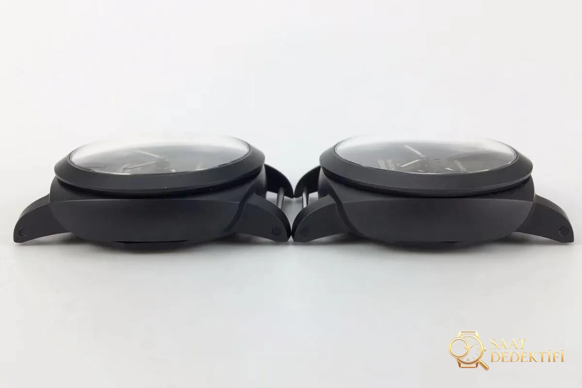 Gerçek-replika karşılaştırması: VS Factory Panerai PAM441 V2 versiyonunda kullanılan kendi üretimi Cal.P9001 mekanizmasının orijinaline kıyasla eksileri neler? - Fosfor ve Super-LumiNova Gece Görünümü