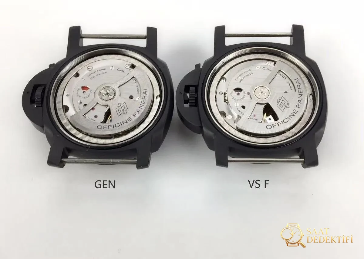 Gerçek-replika karşılaştırması: VS Factory Panerai PAM441 V2 versiyonunda kullanılan kendi üretimi Cal.P9001 mekanizmasının orijinaline kıyasla eksileri neler? - Bilekte Duruş ve Kasa Orantısı