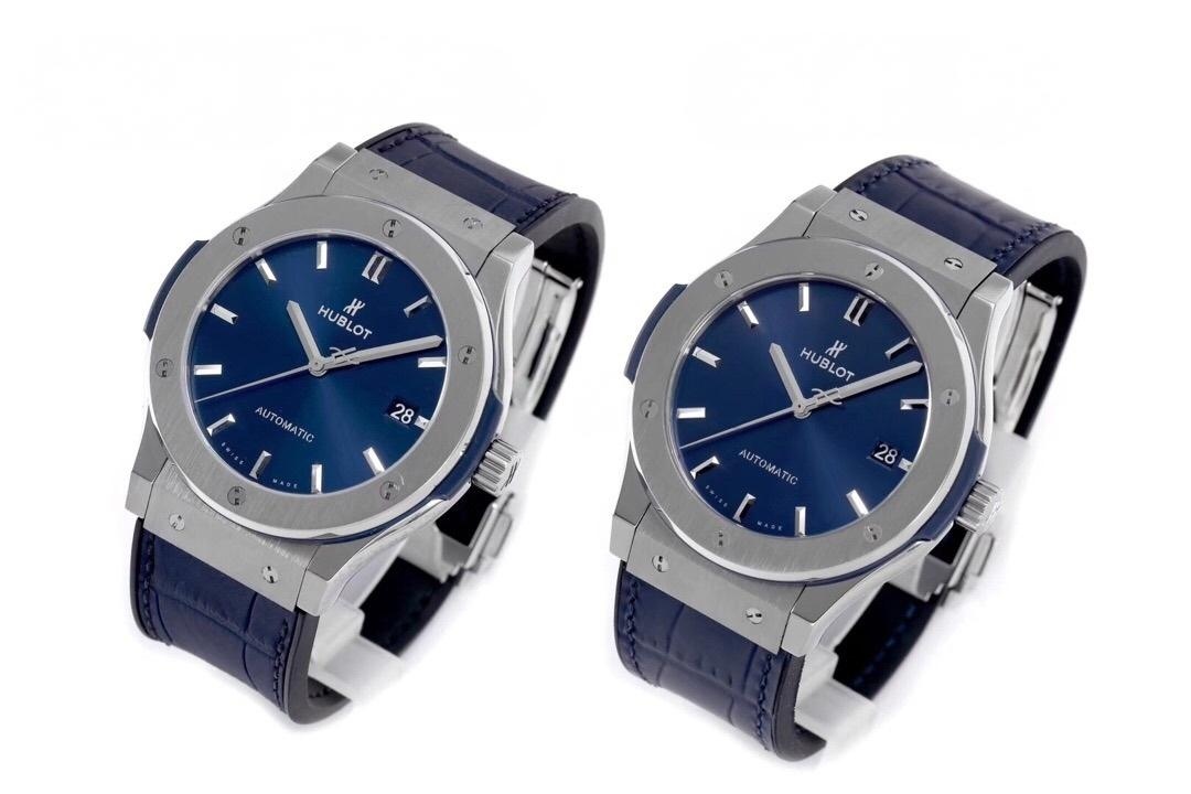 Gerçek-replika karşılaştırması: WWF Factory Hublot Classic Fusion serisi 511.NX.7170.LR 45 MM replika saat ile orijinalin karşılaştırmalı incelemesi — 6. fotoğraf