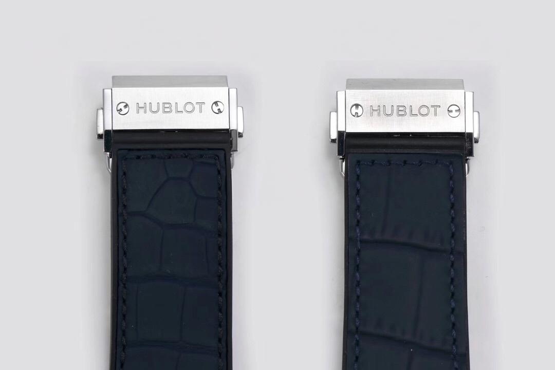 Gerçek-replika karşılaştırması: WWF Factory Hublot Classic Fusion serisi 511.NX.7170.LR 45 MM replika saat ile orijinalin karşılaştırmalı incelemesi — 10. fotoğraf