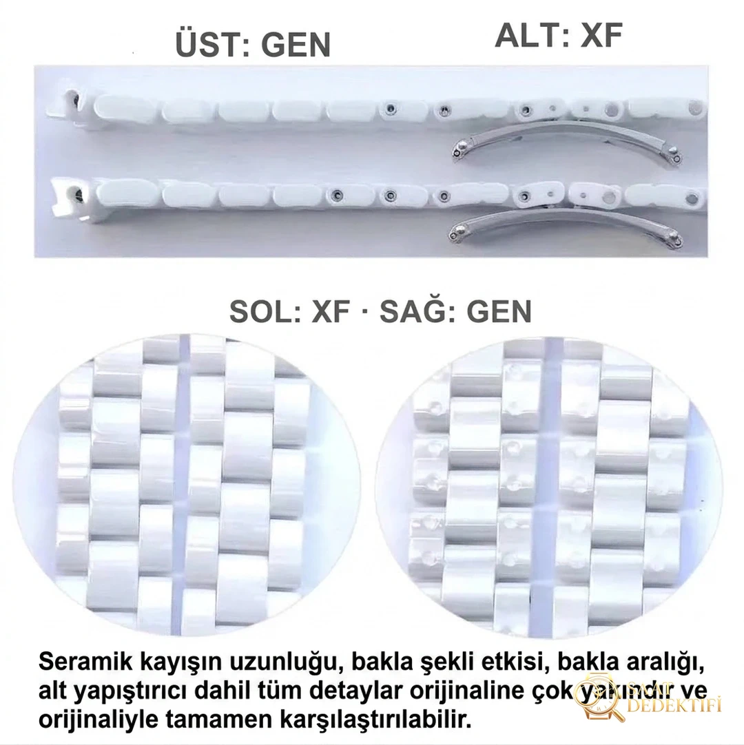 Gerçek-replika karşılaştırması: XF Chanel J12 siyah ve beyaz, orijinal İsviçre kuvars mekanizması ETA956 ile üretilen replika iyi mi? - Bilekte Duruş ve Kasa Orantısı