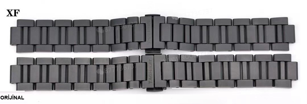 Gerçek-replika karşılaştırması: XF Factory TAG Heuer Carrera seramik kayışlı 43 mm saatin işçiliği nasıl? — 12. fotoğraf