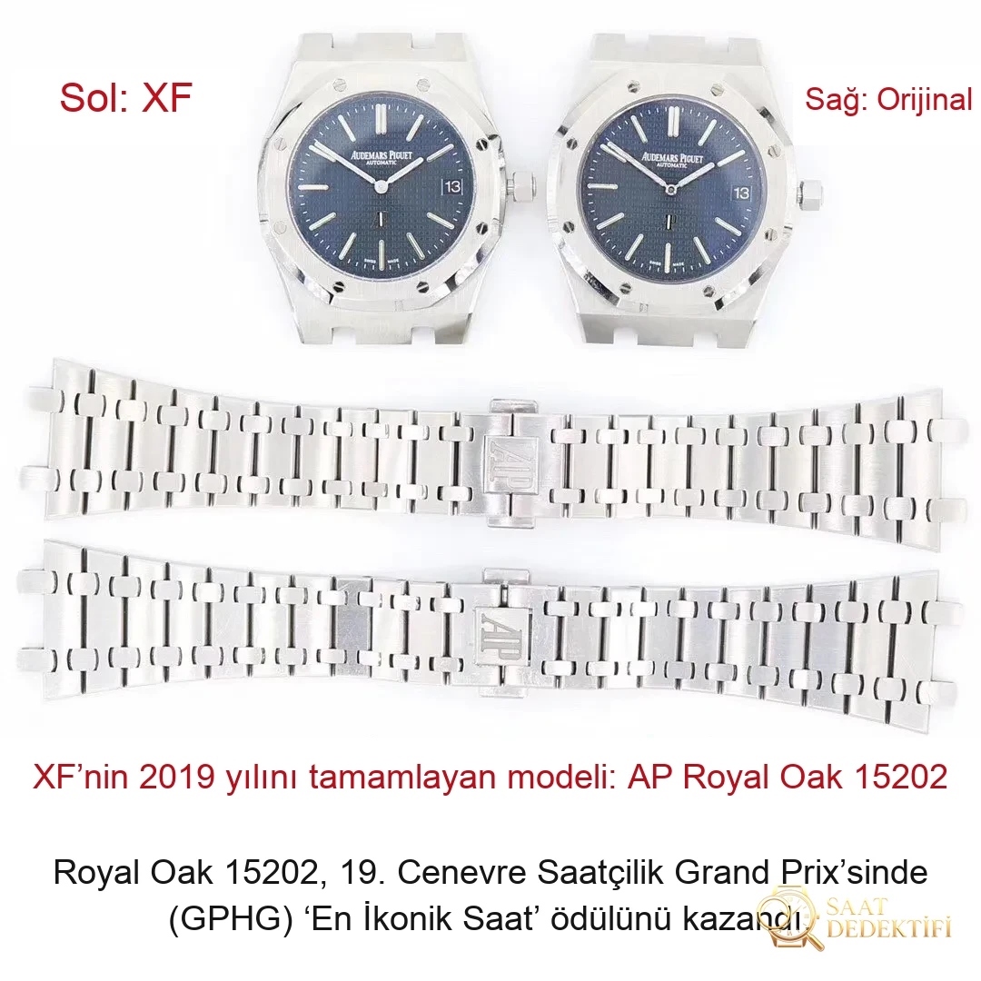 15202, AP15202, Audemars Piguet ultra ince iki iğne çelik saat, jf15202, JF Factory resmi site